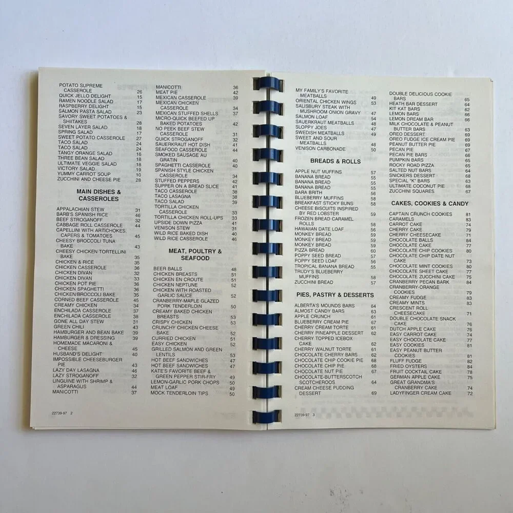 Vintage 1998 Cookbook Making the Grade Recipes from Lakeview Elementary School